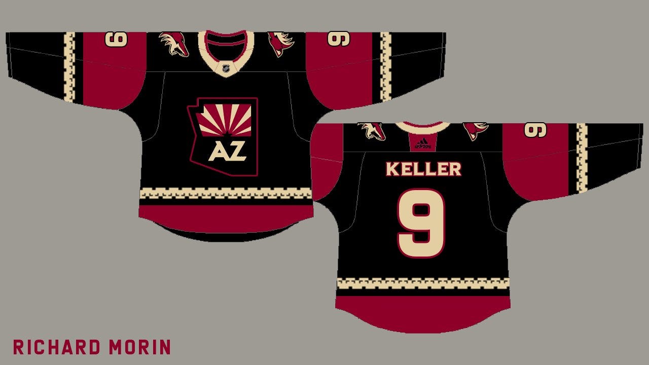 phoenix coyotes jersey numbers